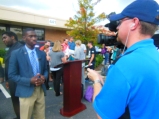Darius Page interviewed by local TV